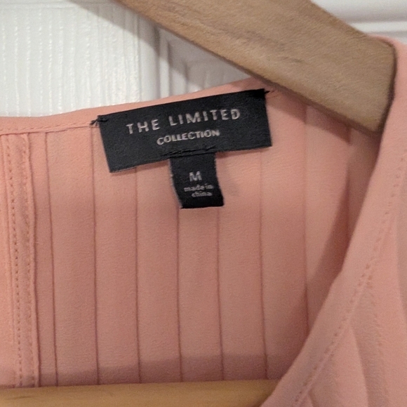 The Limited Collection Pink Blouse With Ruffles Detailing Women's Size Medium - Picture 4 of 4